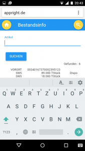 scanner lagerbuchung scanner